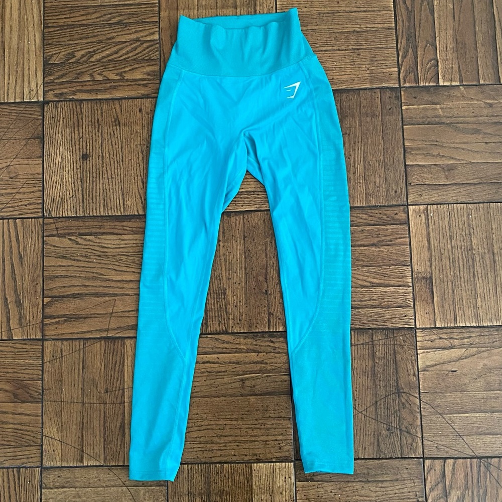 Gymshark Apex Leggings Teal Blue